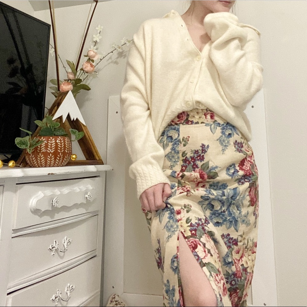 Vintage Floral Skirt